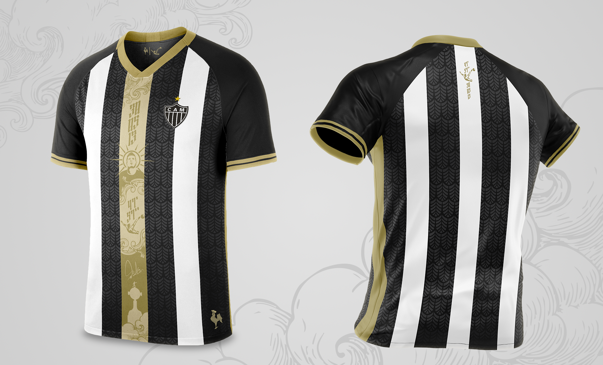Camisa Manto da Massa — frente e costas